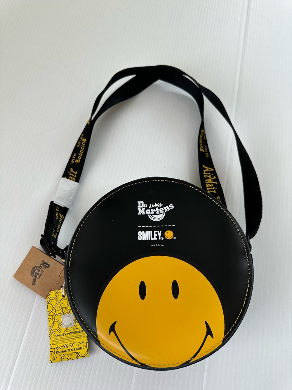 Dr. Martens Smiley Round Crossbody Bag